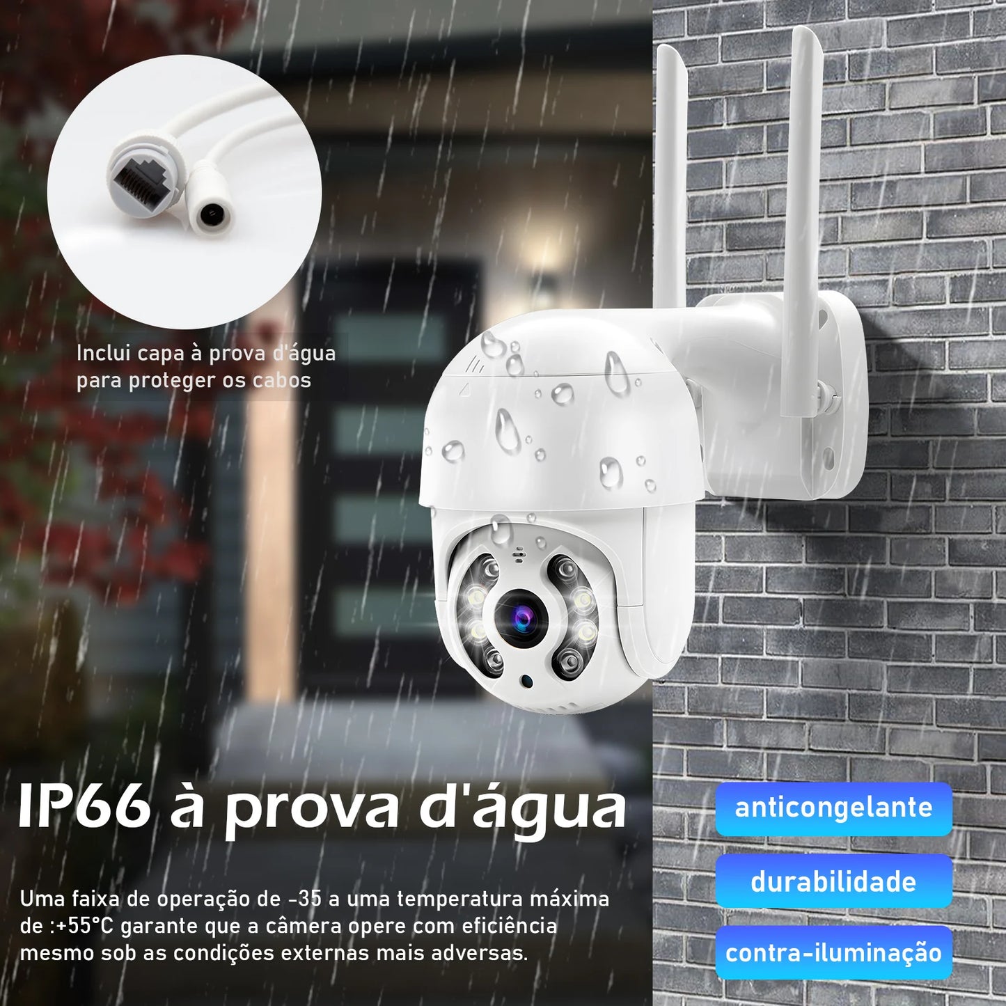 Icsee Black Wifi Surveillance Camera Security Camera Monitor 4K Ultra Hd Security Camera Wifi Waterproof