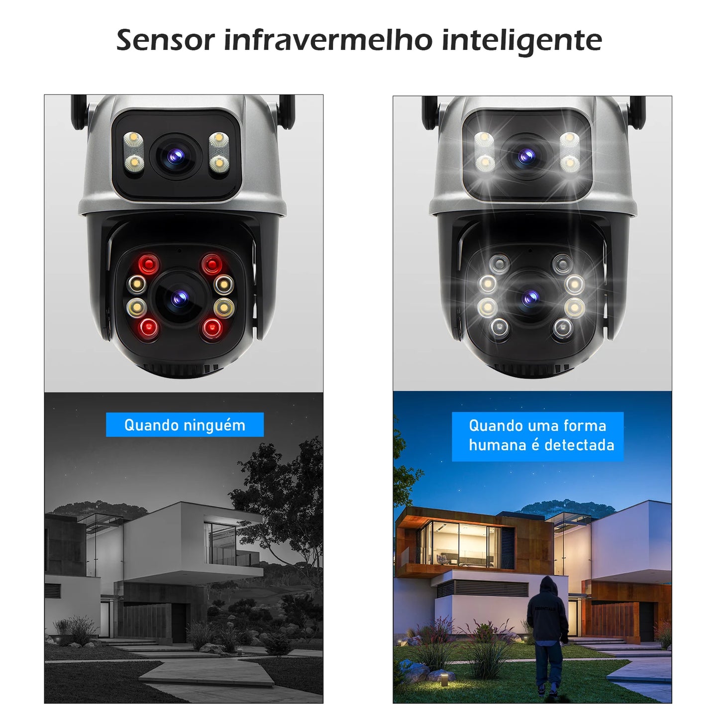 Icsee Black Wifi Surveillance Camera Security Camera Monitor 4K Ultra Hd Security Camera Wifi Waterproof