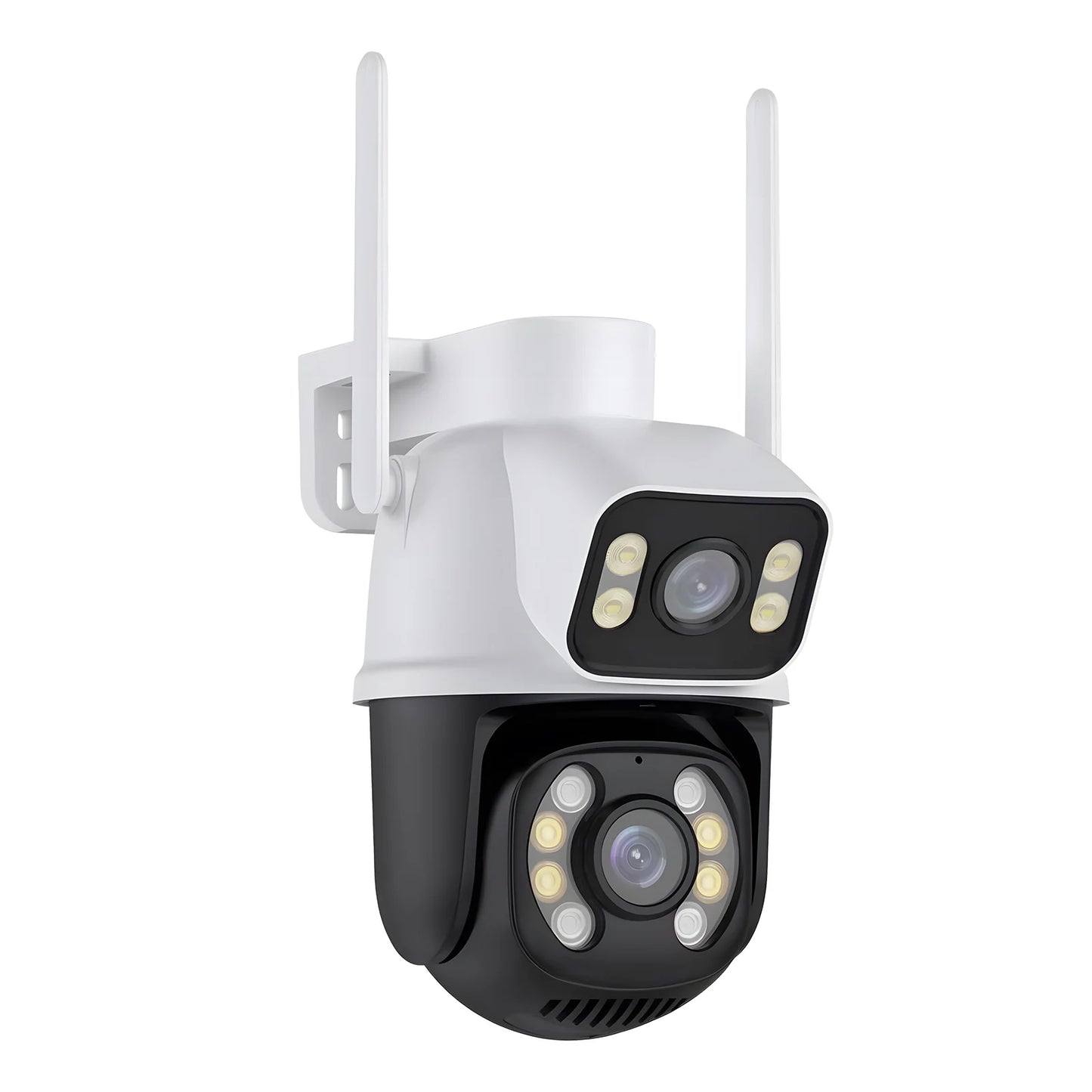 Icsee Black Wifi Surveillance Camera Security Camera Monitor 4K Ultra Hd Security Camera Wifi Waterproof